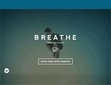 Tablet Screenshot of breathestudios.com